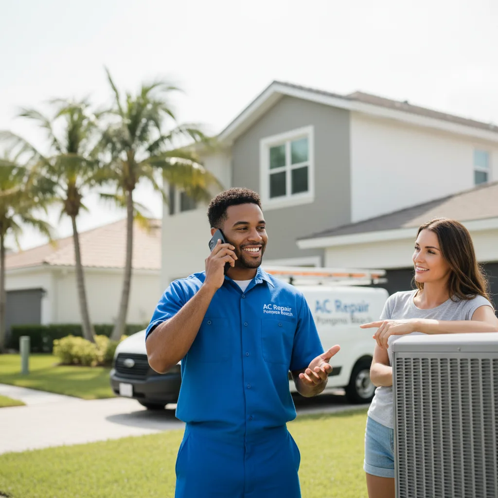 AC Repair Pompano Beach customer support in Parachute